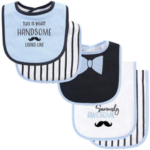 Hudson Baby Unisex Cotton Terry Bib and Burp Cloth Set