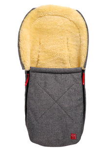 Kaiser Emma Lambskin Sleeping Bag Anthracite Mix