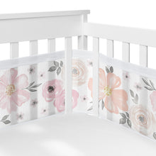 Floral Baby Girl Crib Bedding Set 6 Piece