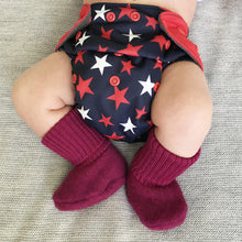 Baby Merino Wool Fleece Socks - Thermal Booties, 0-12 Months