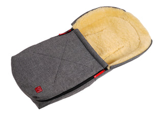 Kaiser Emma Lambskin Sleeping Bag Anthracite Mix