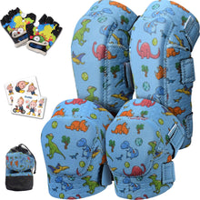 Kids Knee & Elbow Pad Set with Bike Gloves