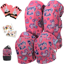Kids Knee & Elbow Pad Set with Bike Gloves