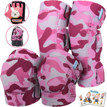 Kids Knee & Elbow Pad Set with Bike Gloves